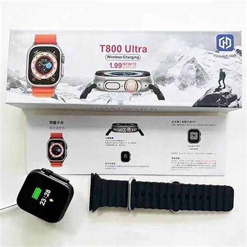 T-800 ULTRA BLUETOOTH SMARTWATCH ( BLACK COLOR )